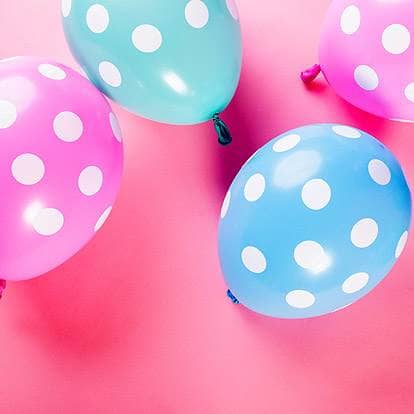 Ballonnen - Lier - feestversiering - latex ballon - Fun-Shop - helium - verjaardag - geboorte - dots - jongen - meisje - babyborrel